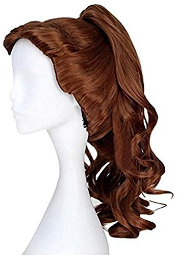 Neue Schönheit Und Das Biest Erwachsene Frauen Prinzessin Belle Perücke Cosplay e Perücke Belle Kostüm