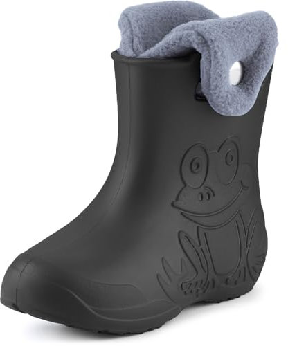 Ladeheid Stivali Bambino e Bambina in Eva LA-CA-04 (Carbone, 34/35 EU)