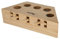 Kerbl 80999 Denk- und Lernspielzeug Push, Katzenspielzeug, unbehandeltes Holz, 36x22x12 cm EU