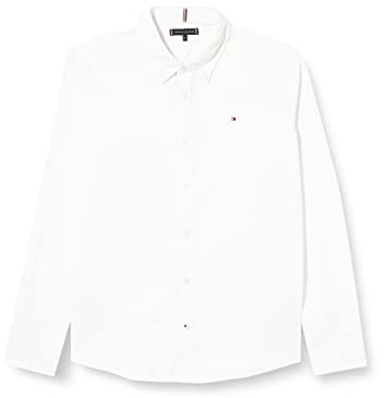 Tommy Hilfiger Jungen Hemd Oxford Stretch