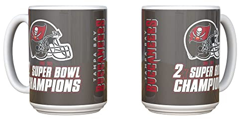 Great Branding Tampa Bay Buccaneers Super Bowl Champions Jumbo NFL Becher (440 ml), Dunkelgrau