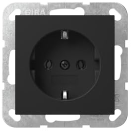 Steckdose o.Kr. Schwarz 4466005 4010337095071 Gira
