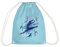 Spreadshirt Tenue Gymnastique/Accessoires Gym/Cadeau pour Une Gymnaste Sac À Dos Cordon, Taille Unique, Aqua