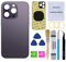 Perzework OEM Ersatz-Rückglas für iPhone 14 Pro, 15,5 cm (6,1 Zoll), mit Reparaturwerkzeug-Set und Anleitung (Deep Purple)