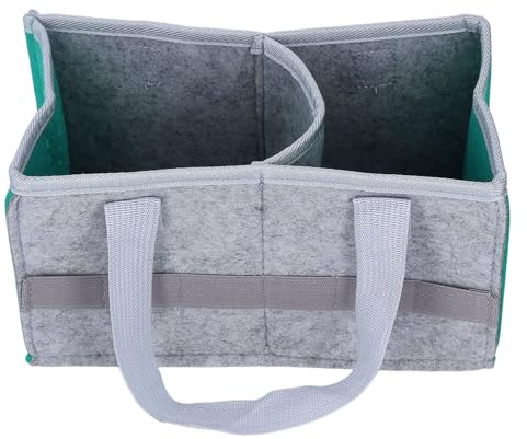 Tragbare Trage Tasche, Extra Platz Filz Tuch für Toniebox Player Starter Set Reisetasche mit Griff 26x13,7x14,4 Cm/10,2x5,4x5,7 Zoll (blauer See)