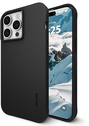 Pelican Ranger Series - iPhone 15 Pro Max Hülle/case 6.7 [Kompatibel mit MagSafe] Magnetische Handyhülle mit Anti-Kratz Tech [12FT MIL-Grade Drop Schutz] Schutzhülle für iPhone 15 Pro Max - Schwarz