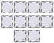 10 Stück Gira 445403 SCHUKO-Steckdose mit Klappdeckel System 55 Reinweiß glänzend