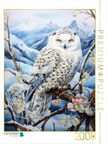 Puzzle · Schneeeule | Eulenliebe · 2000 Teile · Lege-Größe 90 × 67 cm · CALVENDO Puzzle