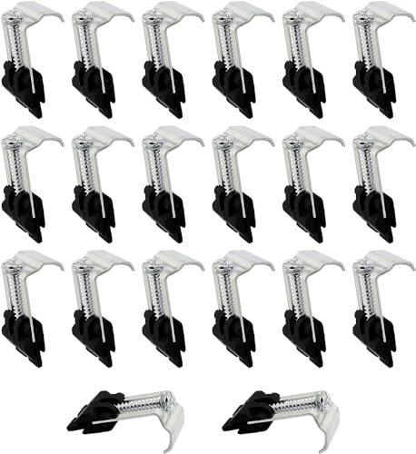 20 clips de fregadero de montaje inferior para cocina, baño, ducha, habitación, fregadero, instalación, reparación, clips de sujeción