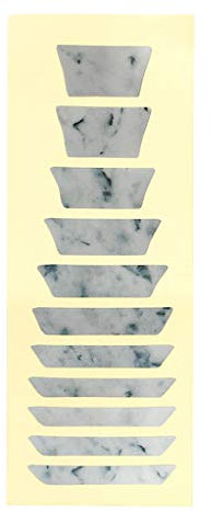 NGCG Dünne Trapez-Griffbrett-Aufkleber, Inlay-Aufkleber für E-Akustikgitarre, Bass, Gitarre, Griffbrett-Zahlen