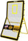 Apex Sports Professioneller Lacrosse-Rebounder (1,2 x 2,1 m) – verstellbares Übungsnetz mit Präzisions-Zielstreifen, robustes 45-lagiges Netz und stabiler Rahmen, inklusive Metallpfähle für Stabilität
