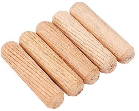 100 Stück/Set Holzstückstangen - Bauen Sie Starke Holzverbindungen mit Fai -Di -Diseful -Holzstiften für M10 X 40 Mm Möbel - Zur Renovierung der Möbel, Austausch des Regals - Material: Holz: Holz: