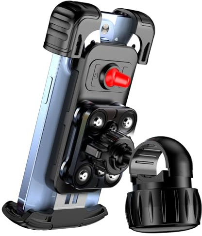 ZKSJFU Handyhalterung Fahrrad Lenker für Raleigh Strata Super Course Super Course Mk II Supercourse Talus, Fahrradhalterung Handy Anti-Vibration – 360° Drehbare Handyhalter Für Lenker, Stoßfest