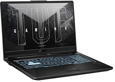 ASUS TUF Gaming A17 (2023), laptop da gioco da 17,3 pollici FHD 144Hz, livello IPS, NVIDIA® GeForce RTX™ 2050, AMD® Ryzen™ 5 7535HS, 86 GB DDR5, SSD 512 GB PCIe Gen4, Wi-Fi 6, Windows 11, FA706NS