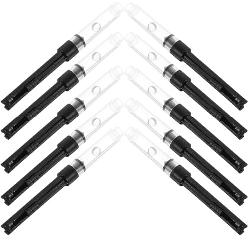 AUTSUPPL 10 Stück Füllfederhalter Absorber aus Kunststoff 3,4mm Tintenpatronen Nachfüllrohr Praktisch und Installieren Zubehör für Füllfederhalter