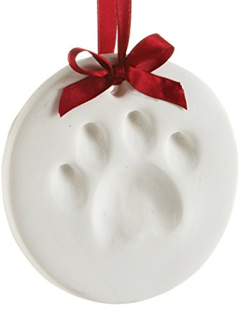 Pearhead Pet Paw Prints Dog or Cat Paw Print Hanging DIY Keepsake, Excellent for any Pet Lover or Pet Owner, White, One Size, 50001
