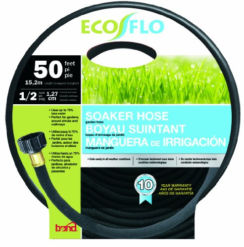 Bond Manufacturing 70280 Eco Flo 50-Feet by 1/2-Inch Soaker Garden Hose