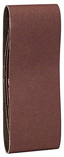 Bosch Home and Garden Schleifband (für Bandschleifer verschiedene Materialien, 3 Stück, 75 x 457 mm, Körnung 150), 2609256208