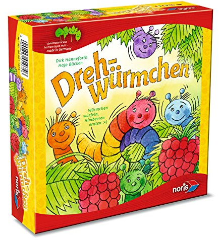 Noris 606011074 - Drehwürmchen, Kinderspiel