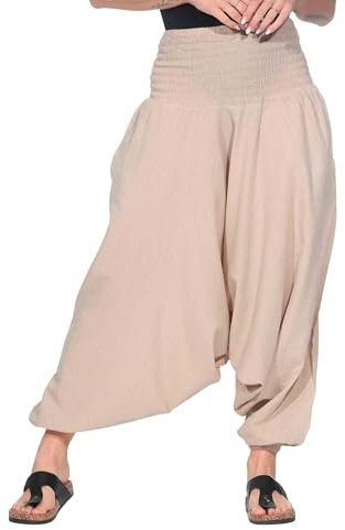 Kunst und Magie Unisex Orientalische Haremshose Pluderhose Pumphose