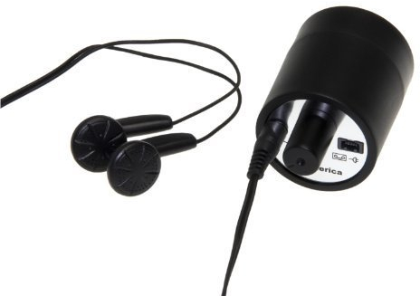 Abhörgerät Geräuschverstärker Spy Tool Stethoskop Spionage Micro USB Headset