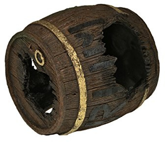 Rosewood Blue Ribbon Pet Products 006038 Exotic Environments Rum Barrel Horizontal