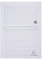 Exacompta 50270E 25er Pack Fenstermappen Super PEFC zertifiziert Karton 160g/m² praktisch und robust für DIN A4 weiß Dokumentenmappe Einschlagmappe