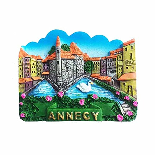 Annecy 3D Kühlschrank Magnet, Alpen Frankreich Souvenirs, Hand Kühlschrank Magnet, Creative Home und Küche Dekoration Magnet Sticker