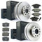 Bremsen/Bremsscheiben + Bremsbeläge vorne + hinten NB PARTS GERMANY 10046704