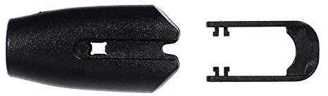 Lot de 20 serre-câbles utilitaires en plastique noir – Embrases, boucles de corde, utilitaire général, et bien plus encore (6 mm)