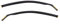 J&J AUTOMOTIVE | Heko Deflecteurs d'air Déflecteurs de Vent Compatible Avec Panda 3 5P. Berlina depuis 2012, Ensemble 2 pcs, Aérodynamique