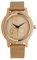 Unendlich U Herren Damen Unisex Bambus Unendlichkeit Zeichen Anker Holzuhr Analog Quarzwerk Armbanduhr mit Lederband Für Frauen Männer Geschenke