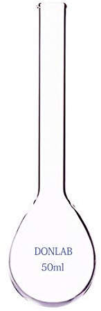 DONLAB CMB-1000 Borosilicate Glass 1000ml/1L Kjeldahl Flask Long Neck Nitrogen Flask Round Bottom