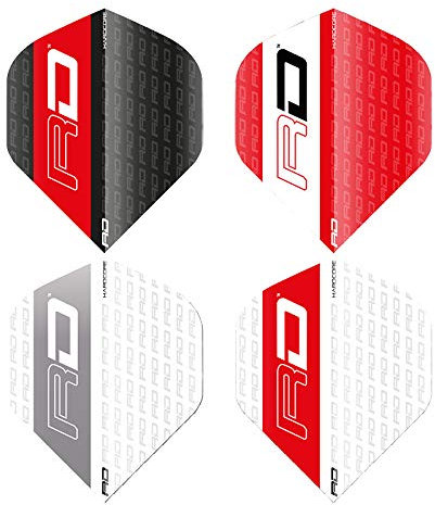 Red Dragon Hardcore Selection Pack, extra dicke Standard-Dartpfeil-Flights, RD