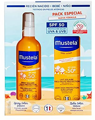 MUSTELA Sun Protection Pack for Sun Milk 200ml Body + Easy Sun Milk 40ml