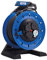 HEDI Kabeltrommel 40 m Generation 7 SR mit Schleifring (Kunststoff, Neopren-Gummi-Leitung H07RN-F 3G1,5, 4-Fach Steckdose, mit Stecker-Dichtlippe, Überlastschutz) K7SR40NTF, Mehrfarbig