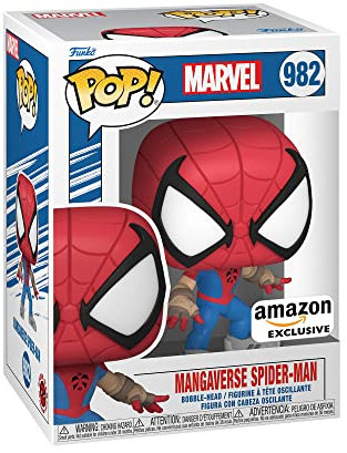 Funko Pop! Marvel: Year Of the Spider - Mangaverse Spider-Man - Marvel Comics - Amazon Exclusive - Collectable Vinyl Figure - Gift Idea - Official Merchandise - Toys for Kids & Adults