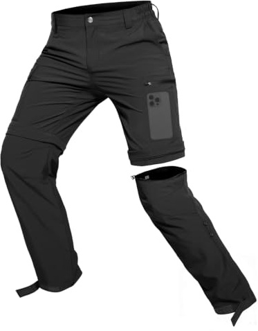 Hiauspor Herren Zip Off Wanderhose 3-in-1 Trekkinghose