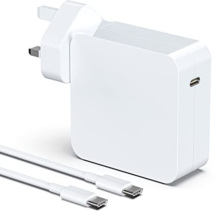 shefor - 61W MacBook Pro USB-C Power Adapter with 6.5ft USB-C to USB C Cable, For MacBook Pro, MacBook Air, iPad Pro