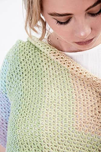 BOBBEL Sondereditionen, Farbverlaufsgarn 267g 4-fädig 1000m zum Stricken und Häkeln, Garn, Wolle, Yarn for knitting and crocheting (Blumenwiese - 114)