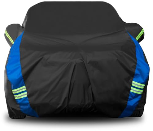 Avecrew SUV-Autoabdeckung, wasserdicht, für jedes Wetter, für den Außenbereich, strapazierfähig, für den Außenbereich, SUV-Abdeckungen (Länge: 490,2 cm - 528,3 cm)