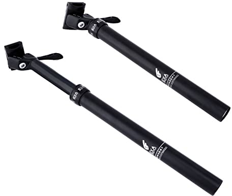 JFOYH EXA Form Hydraulische Dropper Post 27,2 mm kabellos, 120 mm Reise-Tropfpfosten für Rennrad/MTB/Kies, Schwarz, 27,2 mm Durchmesser x 450 mm Länge x 120 mm Federweg