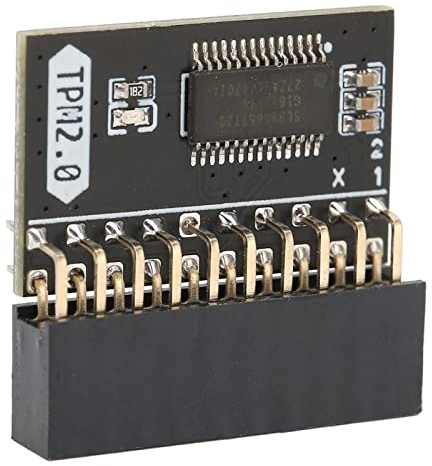 Modulo di Sicurezza Crittografia TPM 2.0, 20Pin 2 * 10P Modulo TPM2.0 Processore Crittografico Autonomo per Win11 per Gigabyte per Scheda Madre ASUS