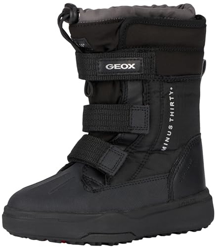 Geox Junior Boy J BUNSHEE PG BOY B A BOOTS BLACK/DK GREY 28_EU