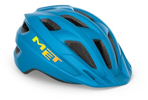 MET - Crackerjack Children's Cycling Helmet In Cyan One Size (52-57 cm)