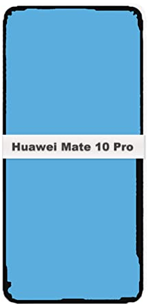 IS-TECK Tapa de batería adhesiva compatible con Huawei Mate 10 Pro cinta adhesiva junta tira lámina trasera cubierta
