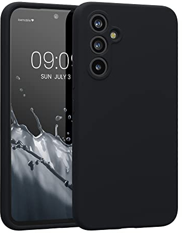 kwmobile Hülle kompatibel mit Samsung Galaxy A54 5G - Hülle Silikon gummiert - Handyhülle - Handy Case in Heidelbeerblau
