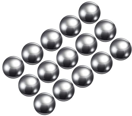 Kozelo 15Stk Präzision Kugeln - [17mm] 201 Edelstahl für Lager Verwendung Solid