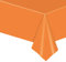 Tischdecke Orange Einweg Tischdecke Tischtuch Plastiktischdecke 137x274cm,Tischtuch Rechteckige Tischabdeckung Gartentischdecke Outdoor Table Cloth für Gastronomie,Feste,Party,Hochzeiten oder Haushalt