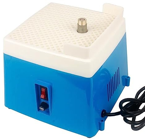 ZXCVB Mini Moulin à Verre Portable, broyeur à Eau à Eau 220V, pour Diamant en céramique Art Bricolage, Machine de meulage d'angle en Verre de Bureau,Bleu